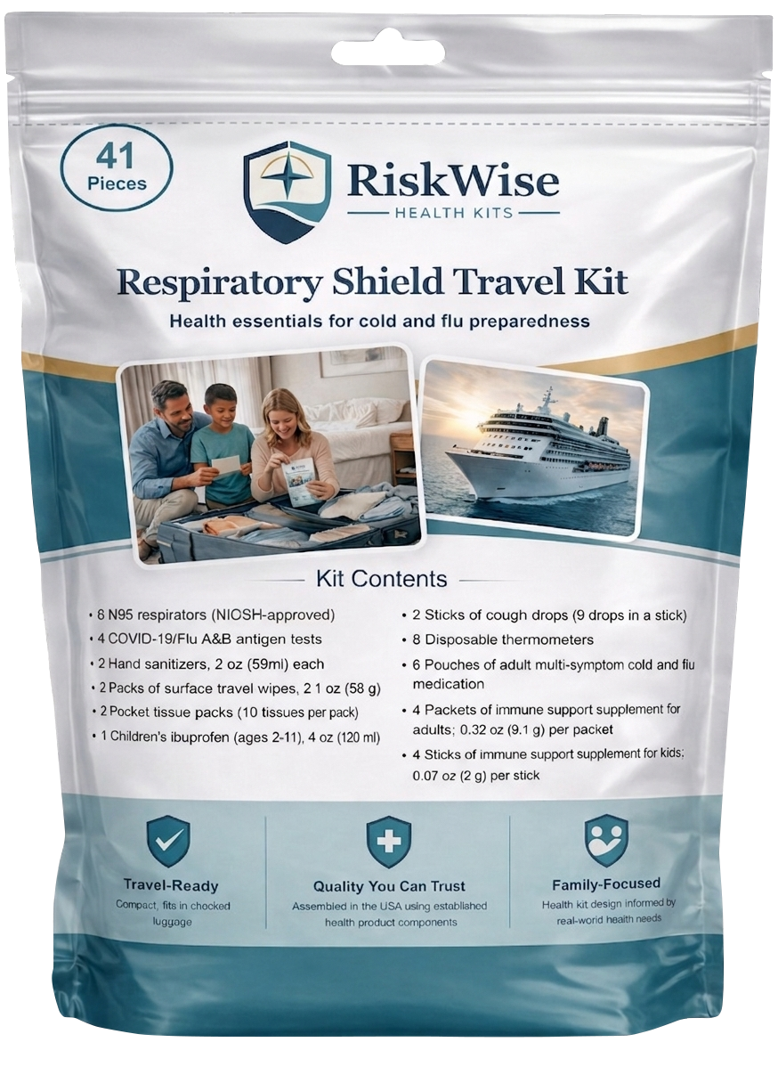 Respiratory Shield Travel Kit — 41 pieces