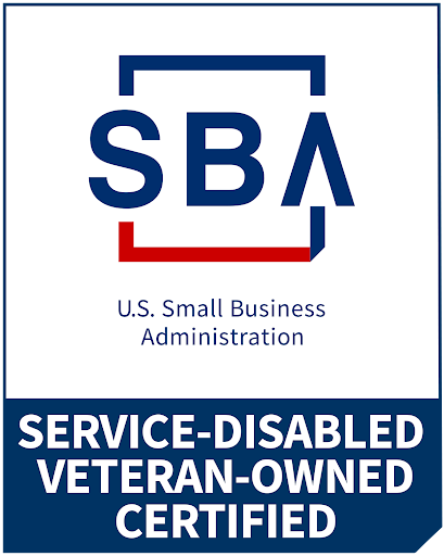 SBA service-disabled veteran-owned certified badge