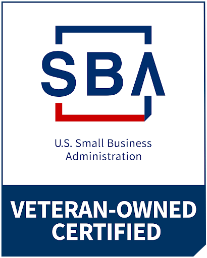 SBA veteran-owned certified badge