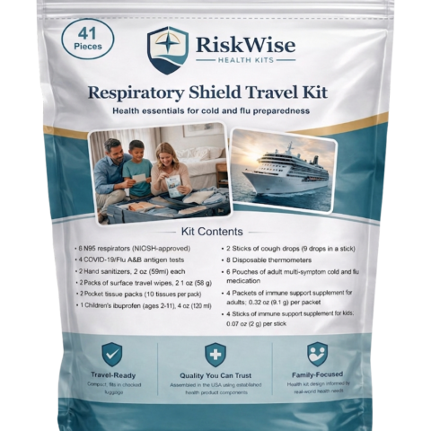 Respiratory Shield Travel Kit - Family (41 Pieces)