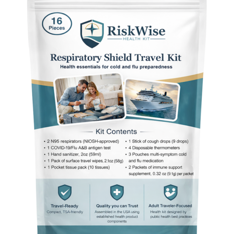 Respiratory Shield Travel Kit - Individual (16 Pieces)